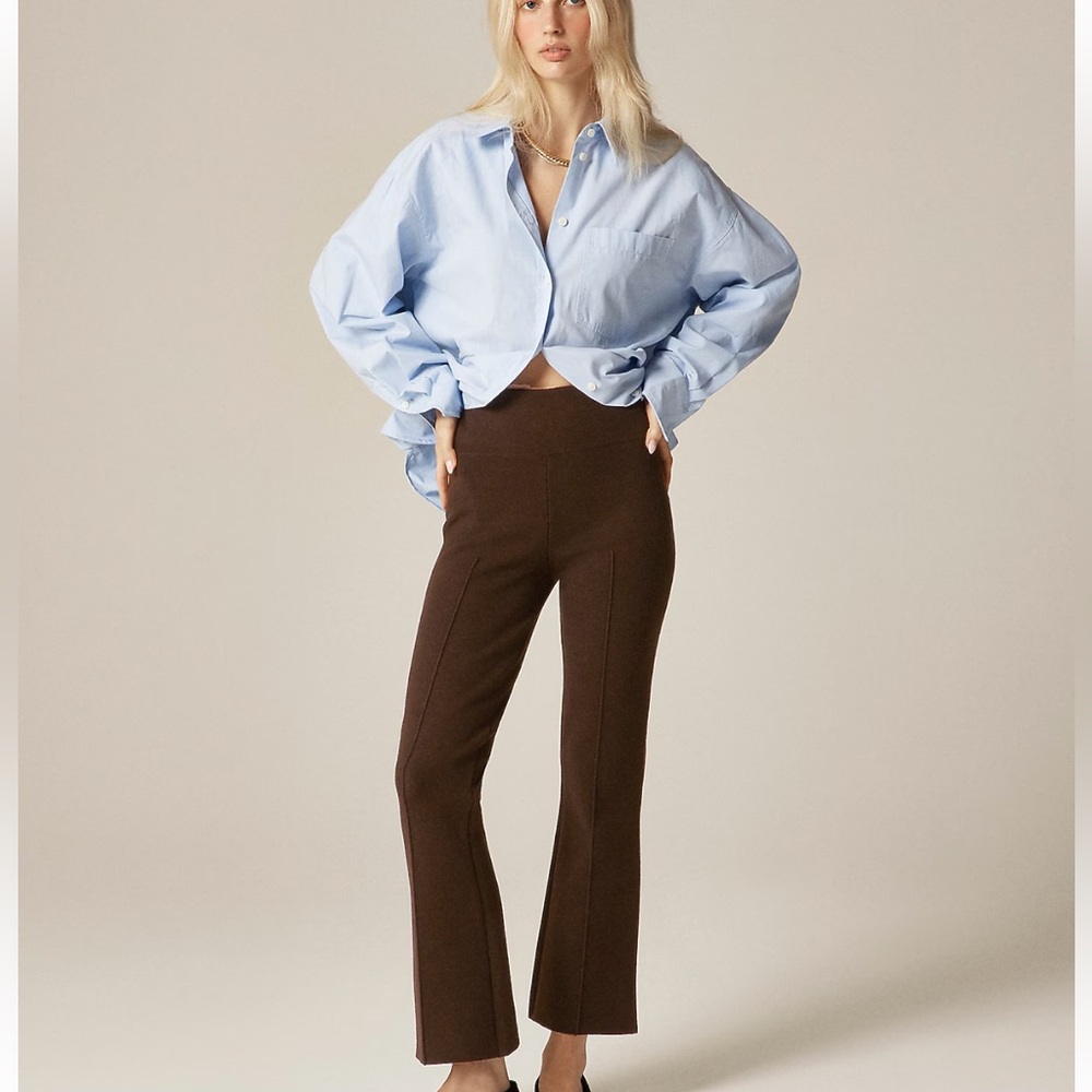 J. Crew New Delaney kickout sweater pants